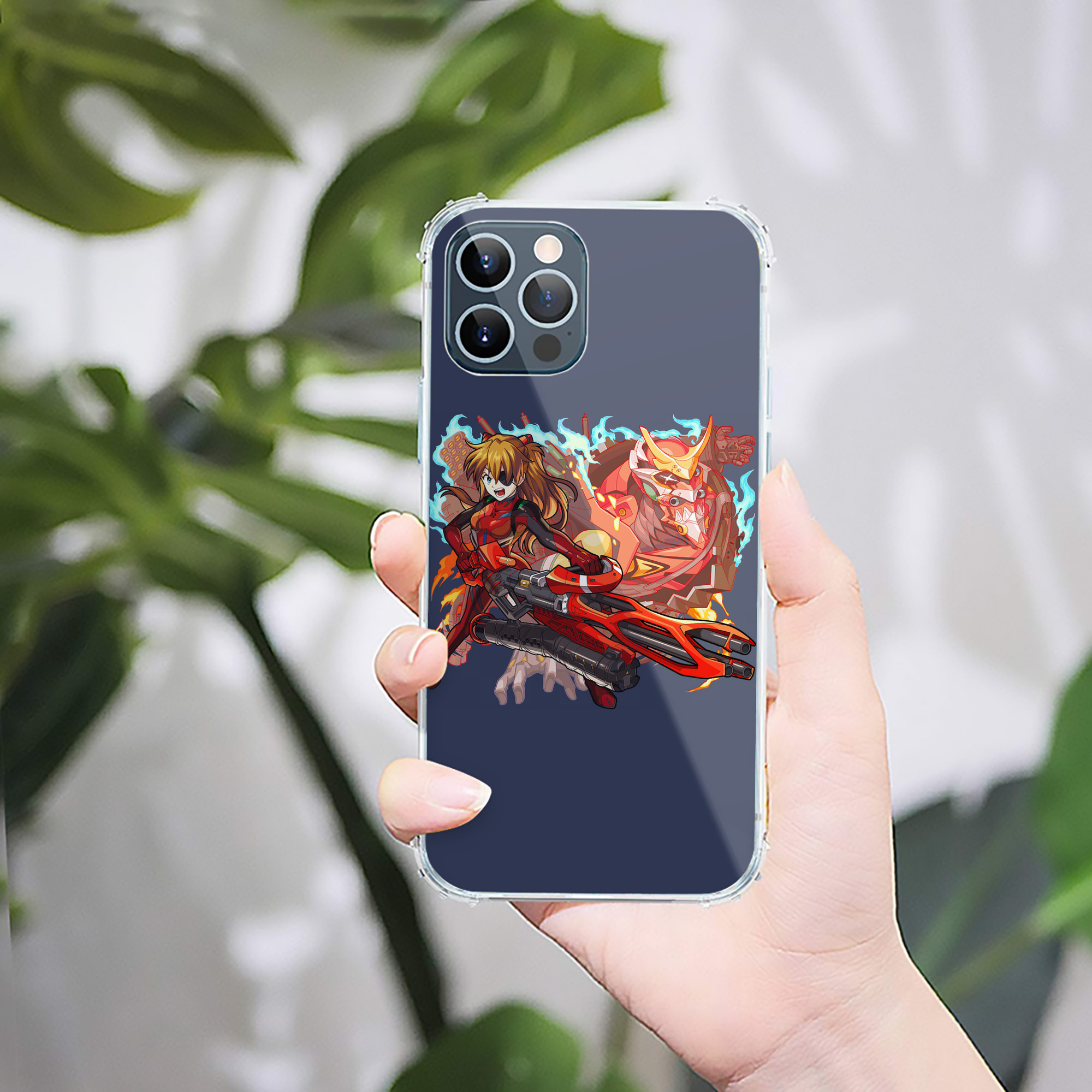 （画像用） EVA 新世紀エヴァンゲリオン 【iPhone 12シリーズ対応】透明スマホケース（クリアソフトケース）